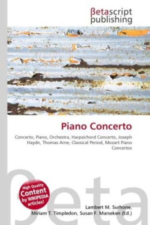 Lambert M. Surhone (u. A.) | Piano Concerto | Taschenbuch | Englisch