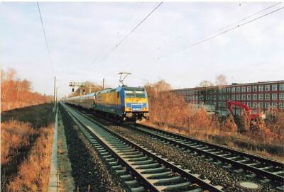 Foto InterConnex Bombardier Traxx 146 Lichterfelde Ost 12/2006 ca.10x15cm V3795d