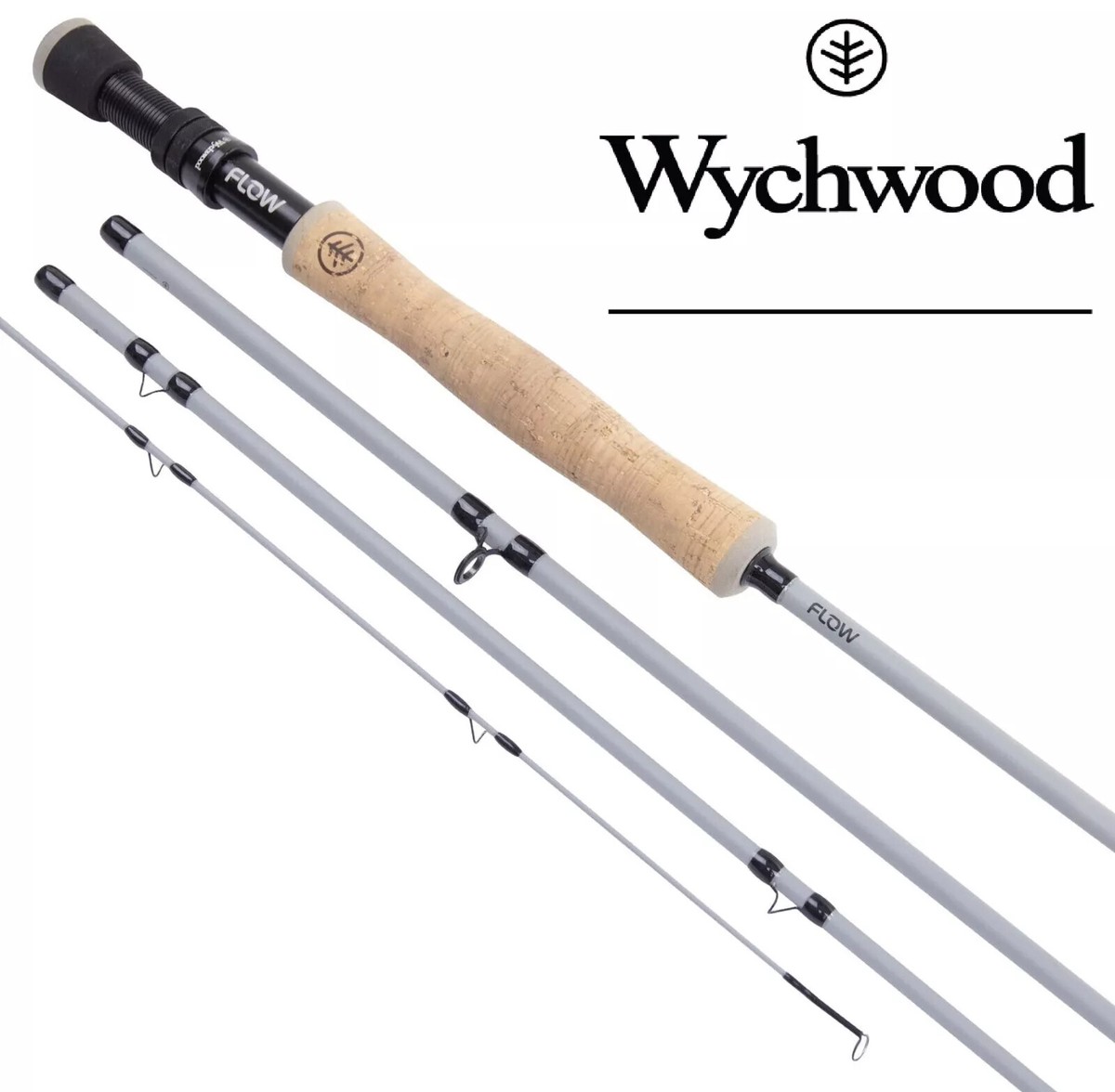 Wychwood Flow Fly Fishing Rods 4pc Game Angling Rod New 2024 w/ Tube All  Sizes