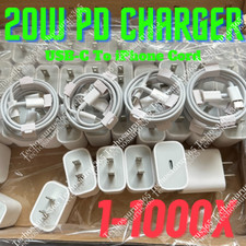 1-1000X Lot 20W PD Fast Charger For iPhone 14...