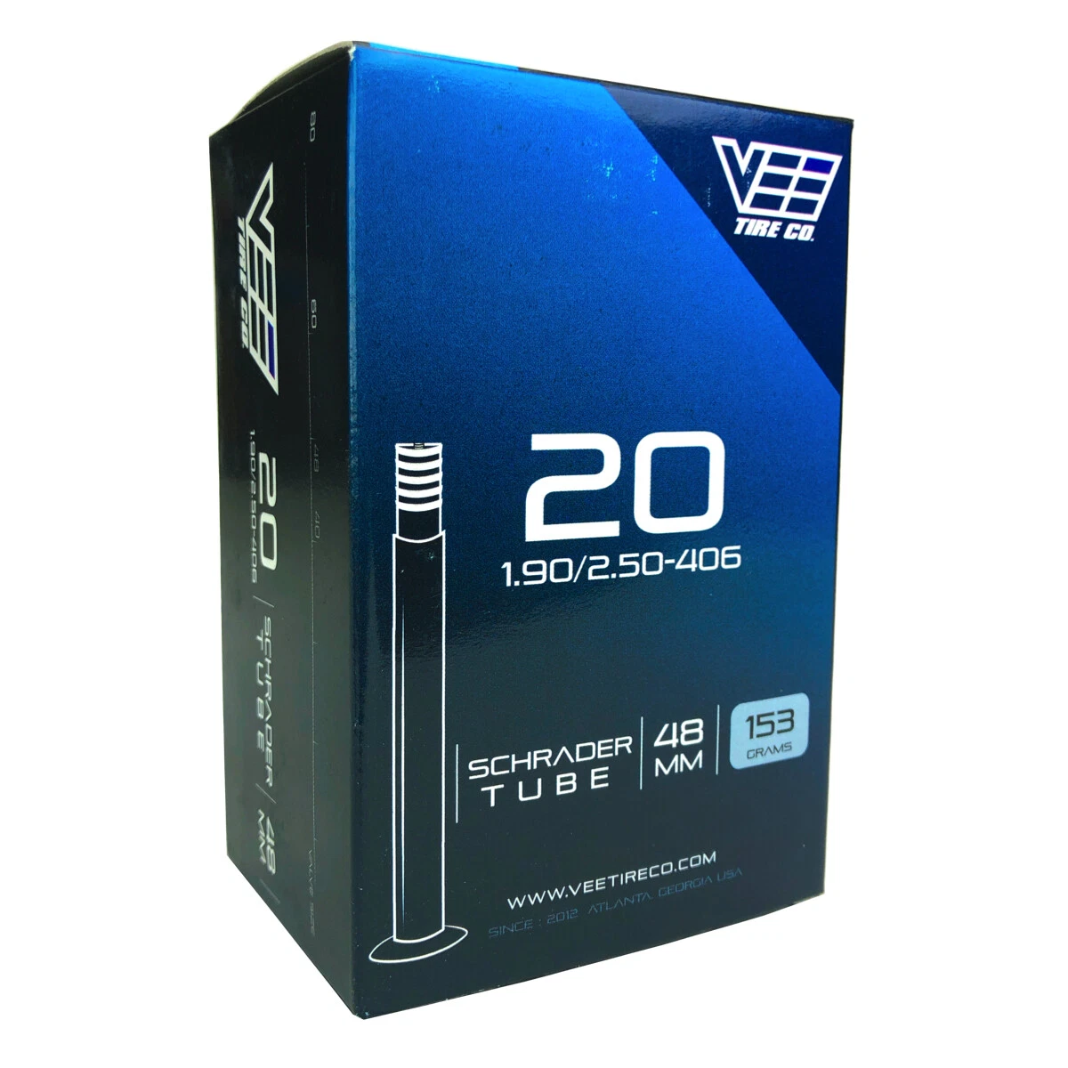 Pair 2 20x2.10 Vee Tire 20 inch Bike Tire Bicycle Inner Tube Schrader Valve