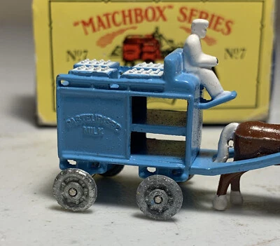 1988 Matchbox Series A Moko Lesney No. 7 Horse Drawn Milk Carriage Wagon in box - Image 1 of 4