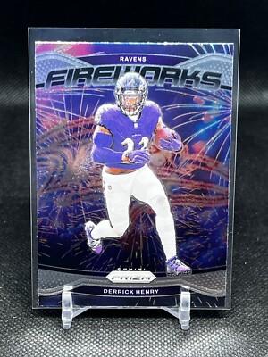 2024 Prizm Football Silver Fireworks Derrick Henry #10
