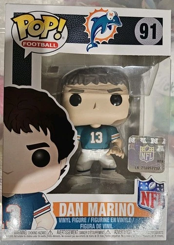 2017 FUNKO POP! NFL LEGENDS DAN MARINO #91 MIAMI DOLPHINS
