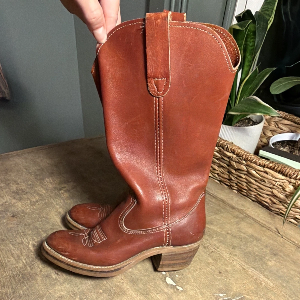 Embroidered Leather Upper Boots for Women for sale | eBay