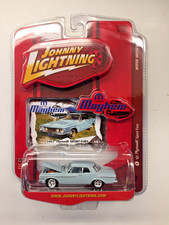 Johnny Lightning 1962 Plymouth Sport Fury Mopar Mayhem 164 Blue 529971 R1