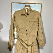 H M 1 PC Khaki Jumpsuit Size 4