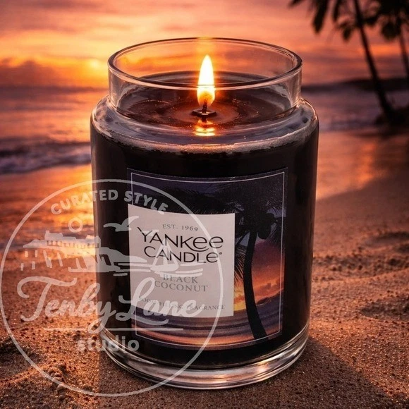 Yankee Candle Black Coconut Large Jar Candle 22 oz