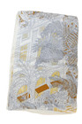 100 Percent Silk Graphic Printed Multi-Colored Scarf 41.2 x 20in — photo 1