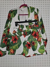 Woman 2 Pice Blazer FLORAL SMALL