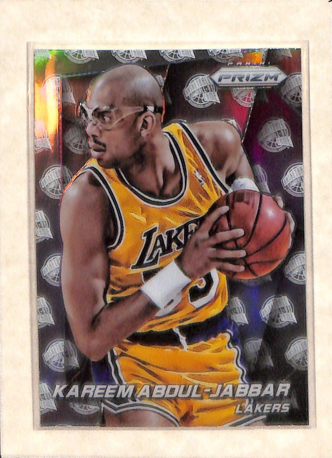 2014-15 Panini Prizm #24 Kareem Abdul-Jabbar Silver Prizm  EX+