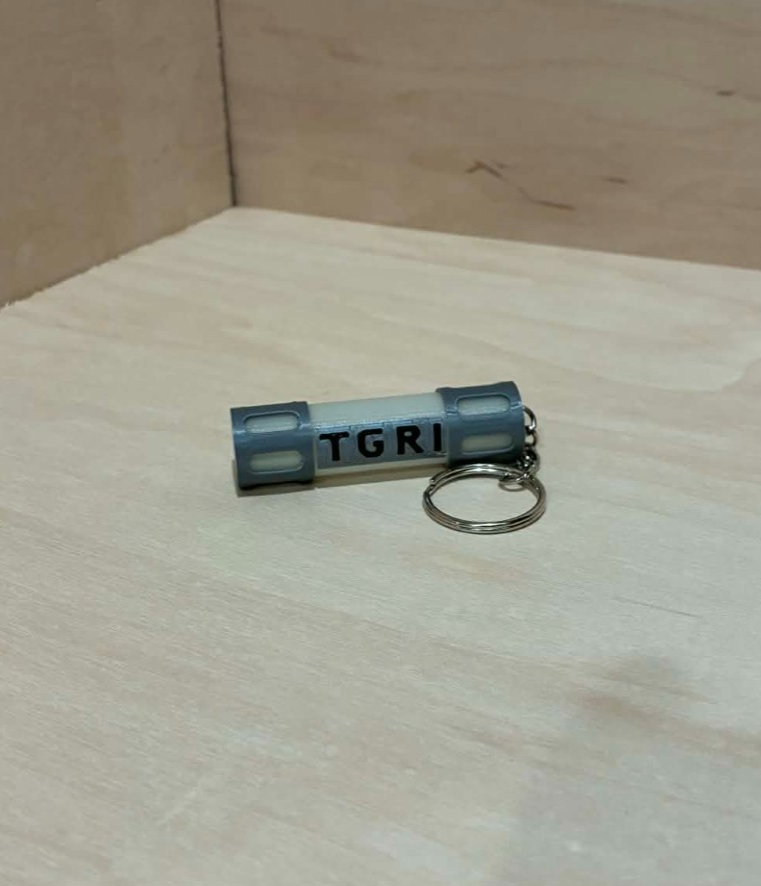 TGRI Ooze Canister Keychain Glow in the Dark