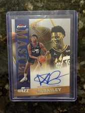 2025-26 FINEST MASTERS ACE BAILEY AUTO ROOKIE #MA-AB JAZZ RC On Card Autograph