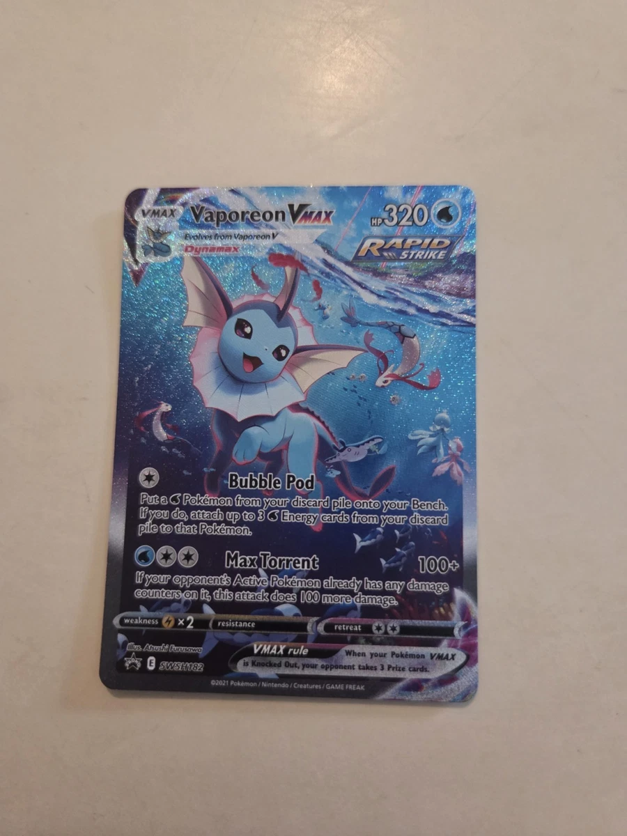Vaporeon VMAX Pokémon TCG Cards for sale | eBay