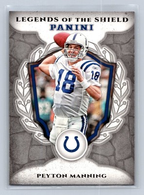 Peyton Manning - 2017 Panini Football Legends of the Shield Insert  Card # LS-PM