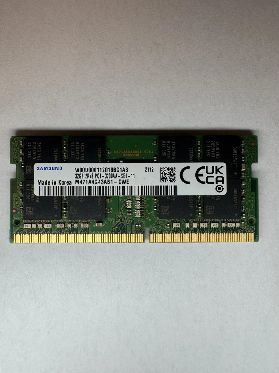 Samsung SO-DIMM Computer Memory (RAM) 32 GB Total Capacity for