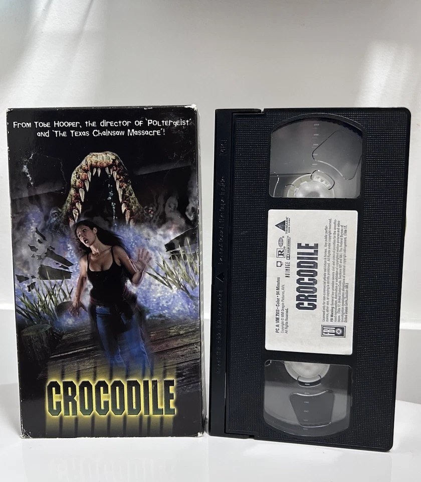 Creature Feature Triple Threat! Komodo / Crocodile / Python VHS Tape Lot HTF OOP - Image 3 of 4
