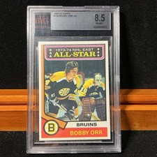 1974-75 Topps NHL Hockey #130 Bobby Orr All Star NM-MINT+