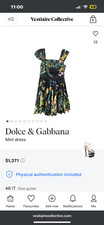dolce and gabbana dress size S