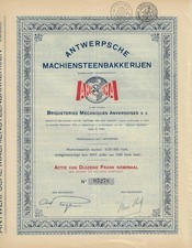 Antwerpsche Machiensteenbakkerijen, 1929