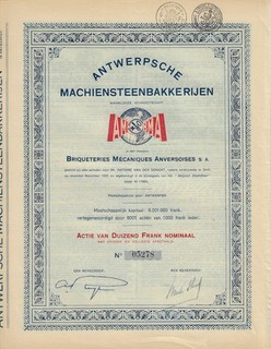 Antwerpsche Machiensteenbakkerijen 1929