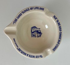 Vintage Merck Sharp Dohme Mortar Pharmacy Ashtray - Charles Lamb Quote