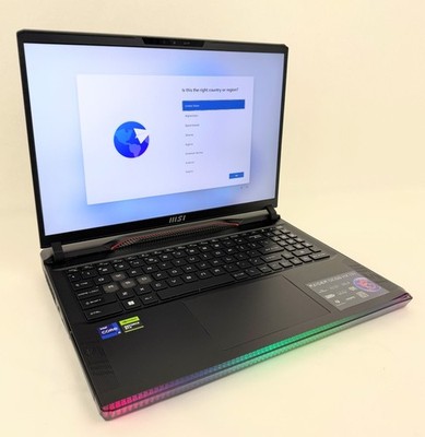 MSI Raider GE68HX 16'' 2560x1600 240Hz i9-13950HX 32GB 1TB W11H - READ!!!
