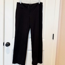 Eileen Fisher Ponte Stretch Pants Medium Black Capsule Sustainable Comfort