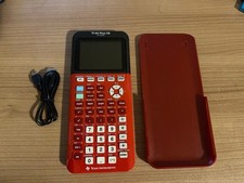 Texas Instruments TI-84 Plus CE Graphing Calculator - Red Unused, no box 