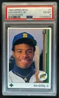 1989 Upper Deck Ken Griffey Jr. Rookie RC #1 Mariners PSA 6