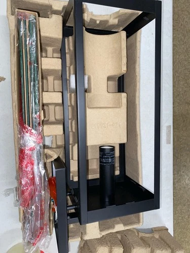 Quoizel Westover Wall Sconce, 20" Earth Black, 1-Light, Clear Glass, 150W Outdoo - Picture 2 of 2