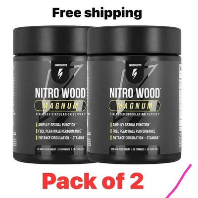 #ad #ad 2 packs InnoSupps Nitro Wood Magnum Circulation Support 60 Capsules Exp. 11 2027 $40.00