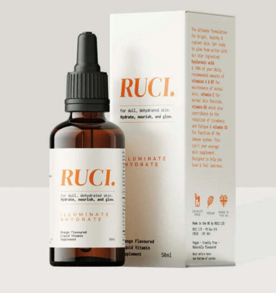 Image of RUCI Liquid Skin Supplement - Orange Flavour 50ml, 03/2027, FREE POST