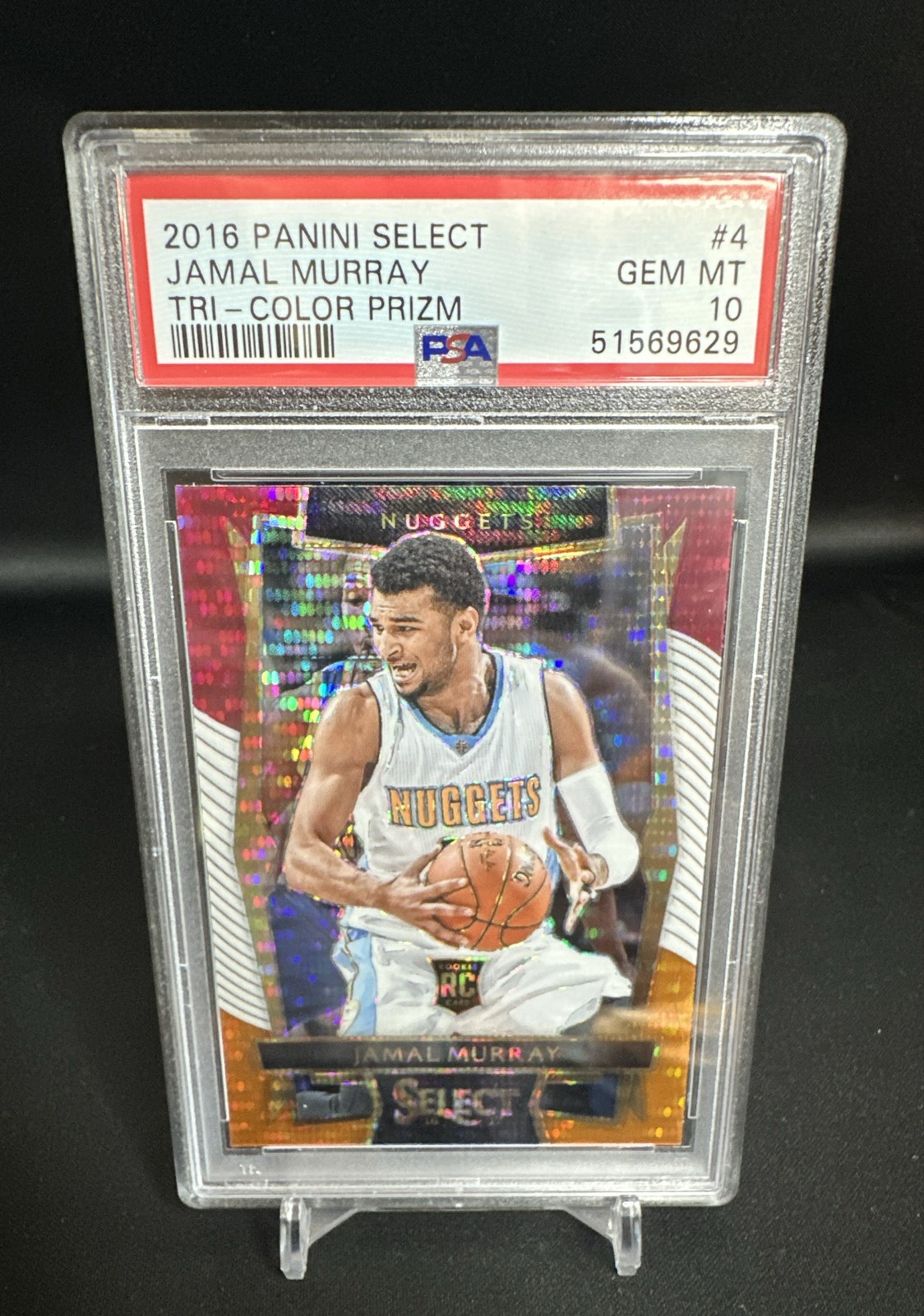 2016-17 Panini Select - Concourse Jamal Murray RC Tri-Color Prizm Nuggets Rookie