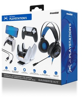 dreamGEAR Gamers Kit for PlayStation 5 Gaming Headset with 50mm Drivers, PS5