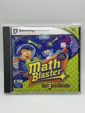 Math Blaster 3rd Grade PC Game - Educational Learning Game - Mint disc