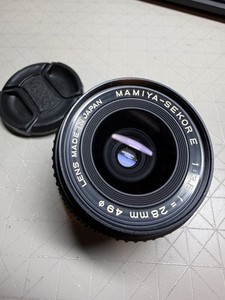Mamiya Sekor E 28mm 1:3.5 lens, fits ZE, ZE-X 35mm SLR camera