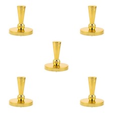 Durable Mannequin Torso Connector Plastic Adapter Gold Color for Salon Use
