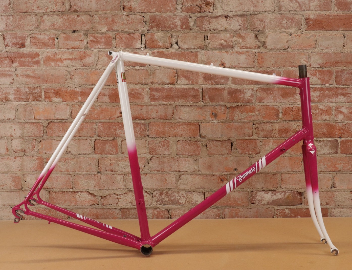 62cm Tommaso SLX Columbus Steel tube set Road Bike Frame & Fork Vintage Italian