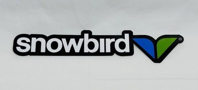 Snowbird Utah UT Resort Logo Die Cut Wings Sticker Glossy Skiing Snowboard NEW