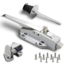Walk in Cooler Door Handle, Closer Complete Latch Silver