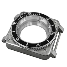 Stainless Steel Sapphire Glass Watch Case For NH35/NH36/4R/7S Movement Accessory