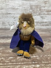 Vintage Disney Bean Bag Plush - BEAST Beauty and the Beast 9 inch - Mint w/Tag