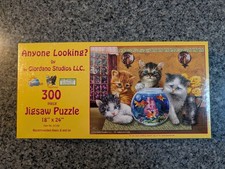 NEW SunsOut ANYONE LOOKING 300 piece puzzle kittens cats