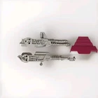 1984 He-Man MOTU Land Shark GUNS Accessory Laser Cannon Weapon Parts & Seat VTG