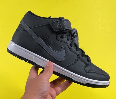 Nike SB Dunk Mid ISO 'Black Dark Grey' Men Size 9 [CV4283-001] Rare *Black  Label | eBay
