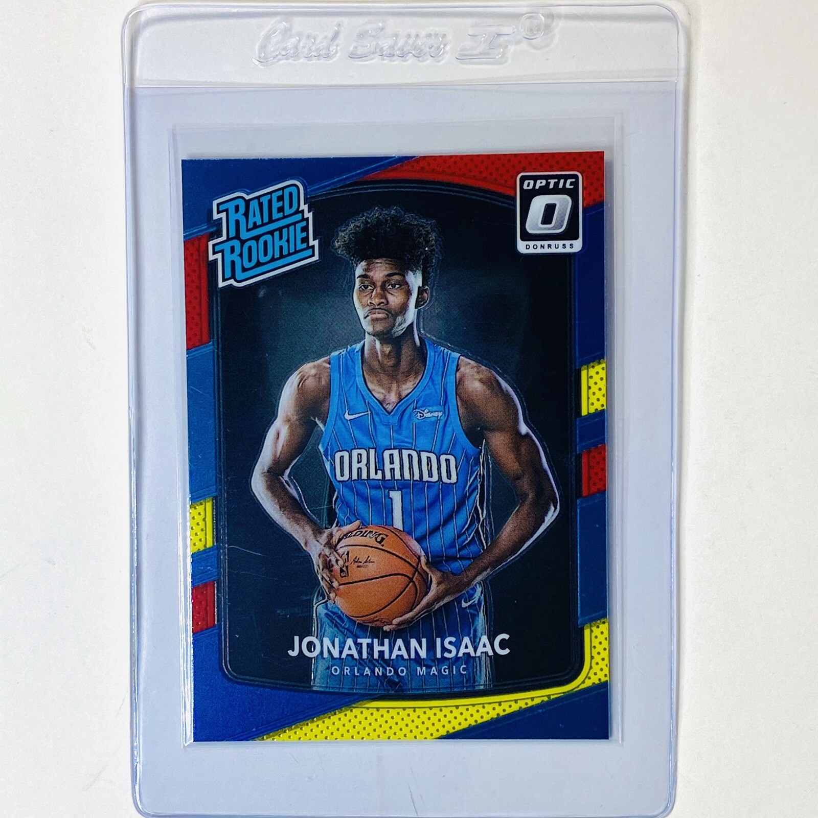2017-18 Optic 🔥 Jonathan Isaac Rated Rookie RC Red Yellow Orlando Magic 🔥