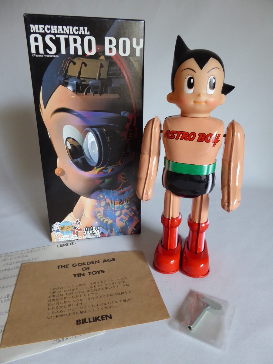 VINTAGE BILLIKEN SHOKAI JAPAN ASTRO BOY WIND UP TIN TOY (NEW