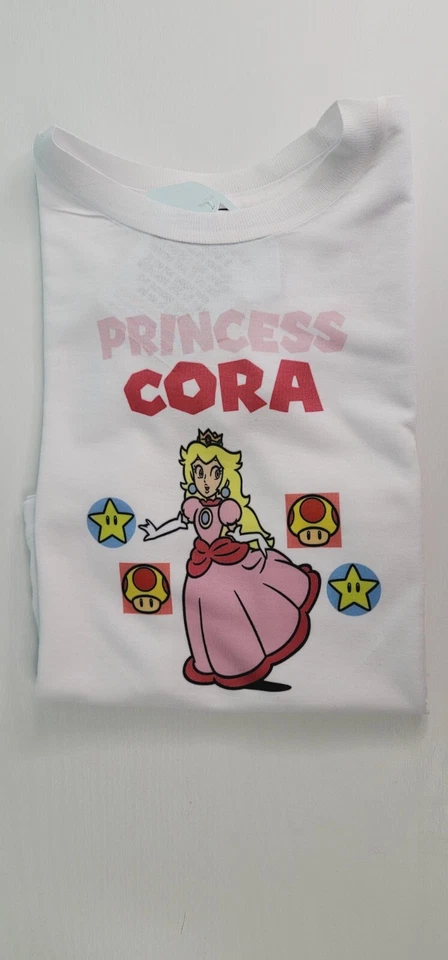 CAMISETA Tema Personalizada Princesa Melocotón Foto 2 de 4