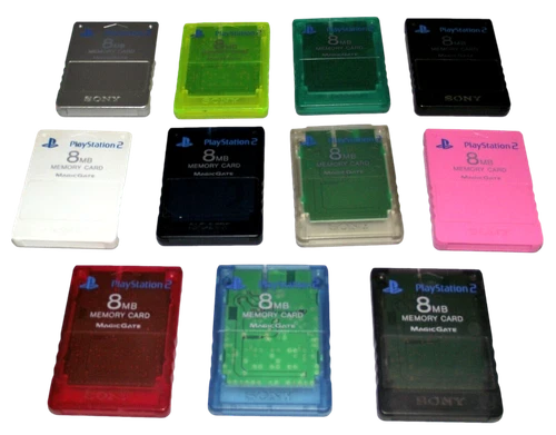 1 x Genuine Sony Magic Gate PS2 Memory Card PlayStation 2 8MB SCPH 10020
